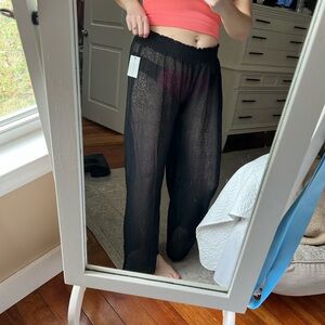 Steve Madden Elegant Black Lace Garment